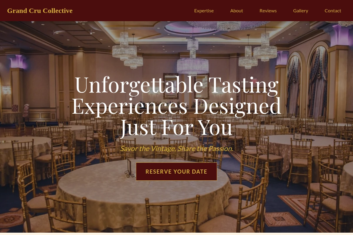 Tasting Event Planning